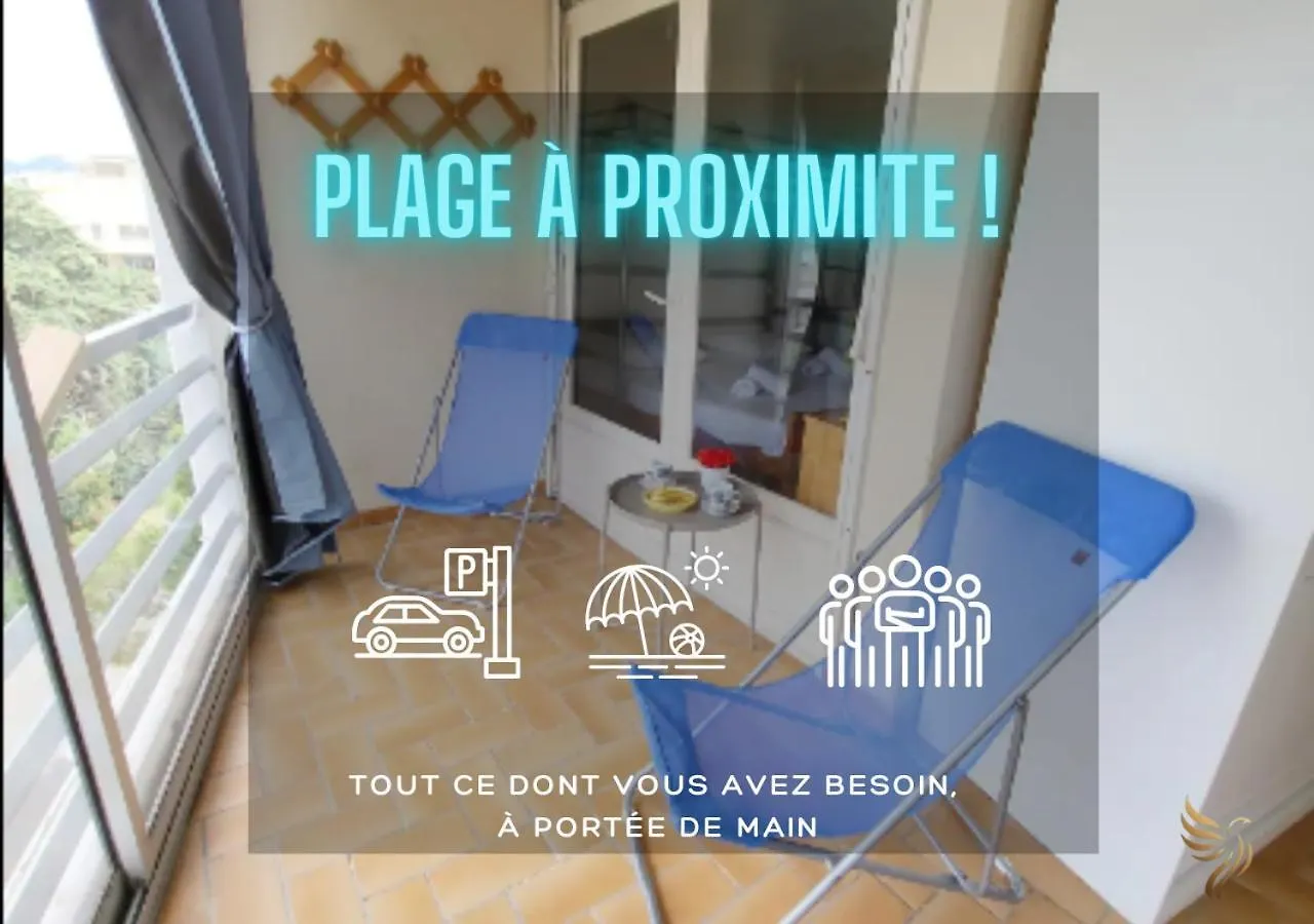 Appart - Le Saule Perche - 5 Pers - 500M Plage - Parking - Terrasses - Capitalchic Services Frejus