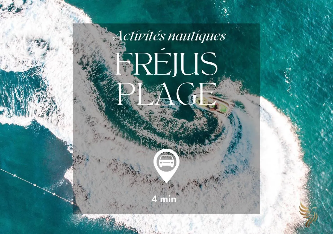 Appart - Le Saule Perche - 5 Pers - 500M Plage - Parking - Terrasses - Capitalchic Services Frejus France